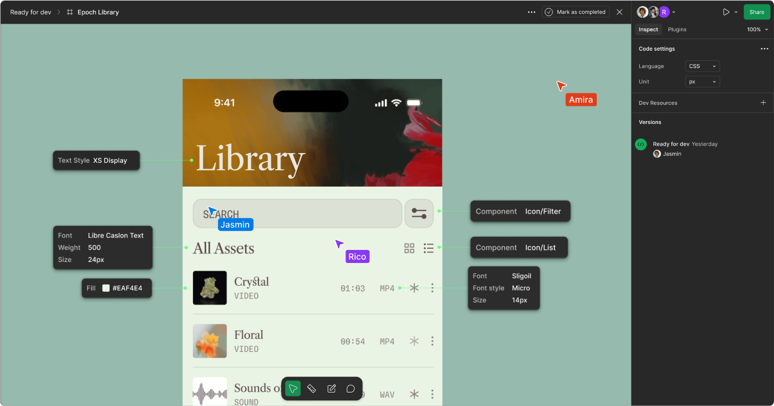 Maquetación en Figma: vistas, componentes y prototipos