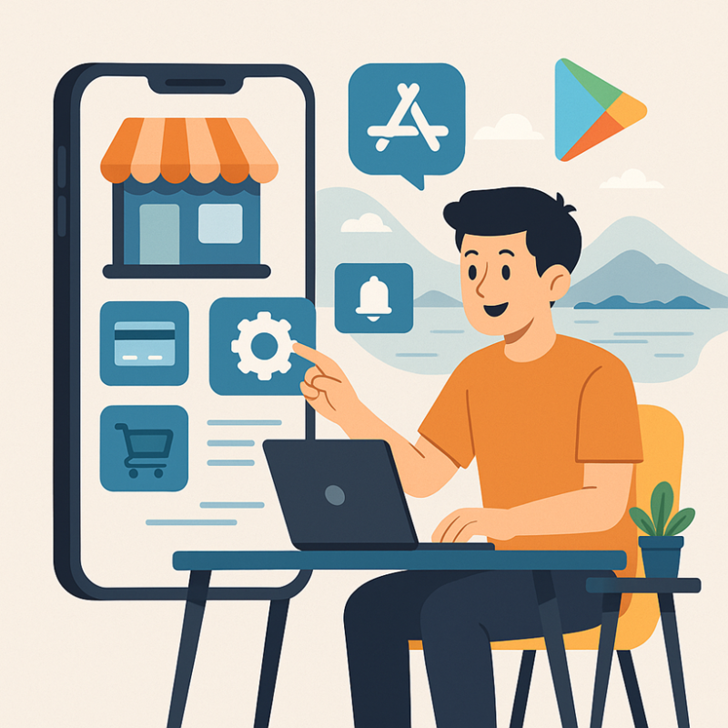 Creación de apps personalizadas para comercios en la Ribera de Chapala